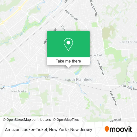 Amazon Locker-Ticket map