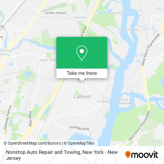 Mapa de Nonstop Auto Repair and Towing