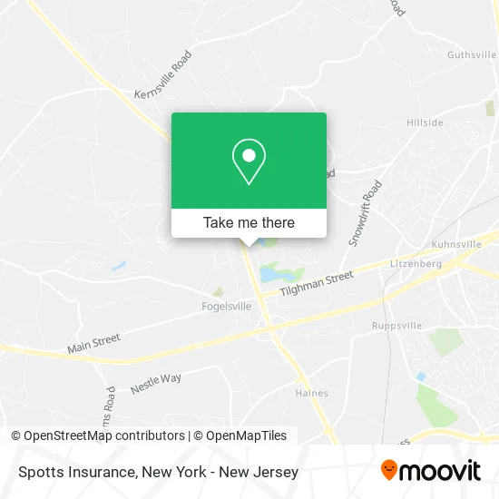 Spotts Insurance map