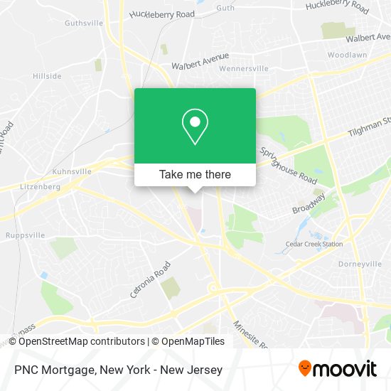 PNC Mortgage map