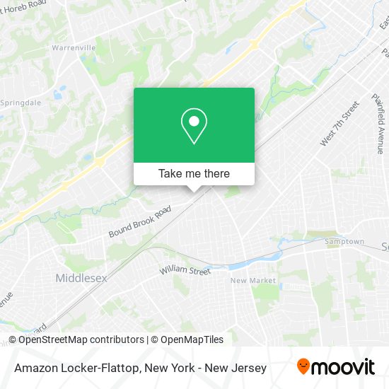 Mapa de Amazon Locker-Flattop