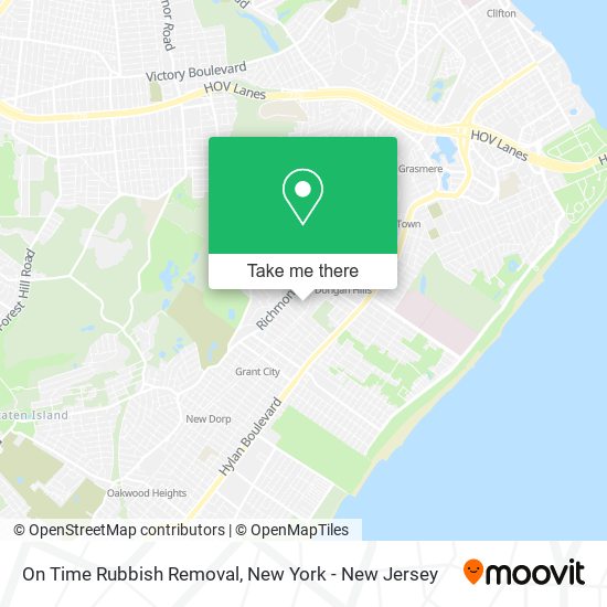 On Time Rubbish Removal map