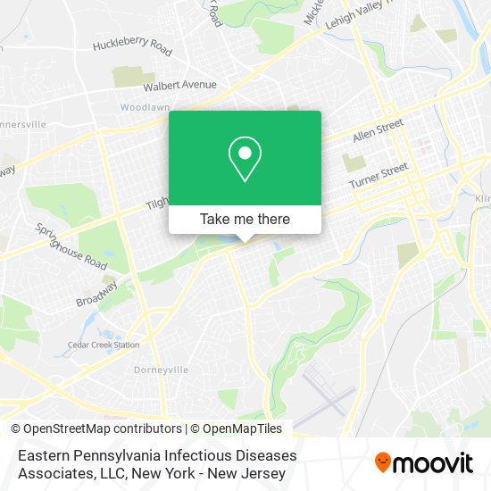 Eastern Pennsylvania Infectious Diseases Associates, LLC map