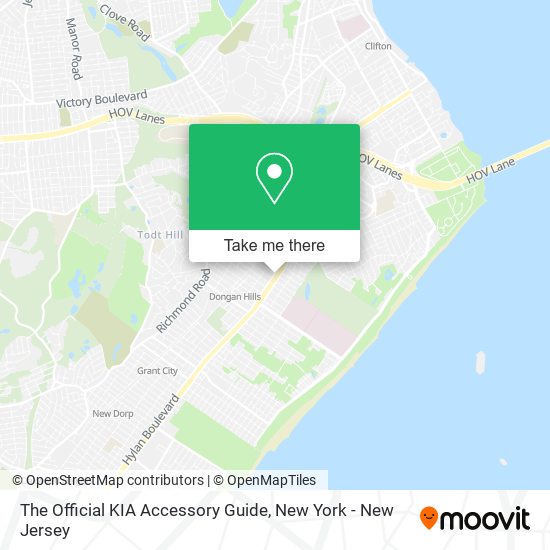 The Official KIA Accessory Guide map