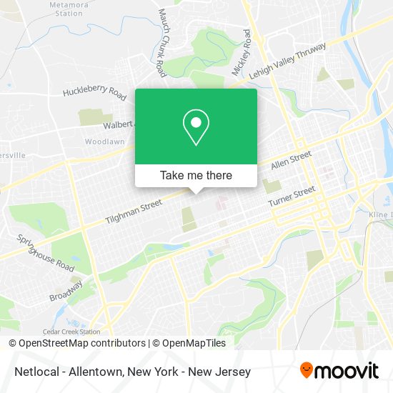 Netlocal - Allentown map