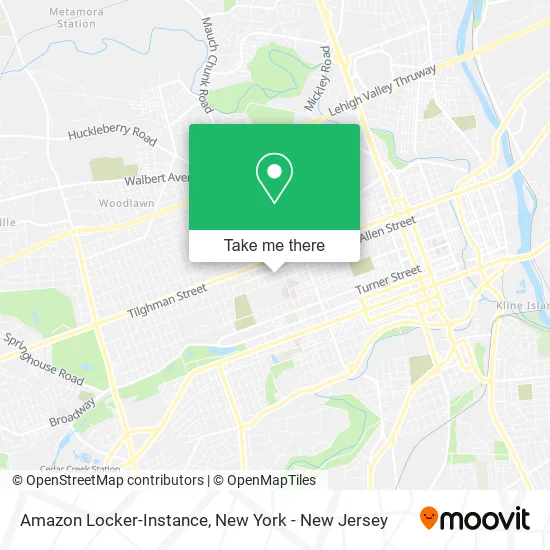 Amazon Locker-Instance map