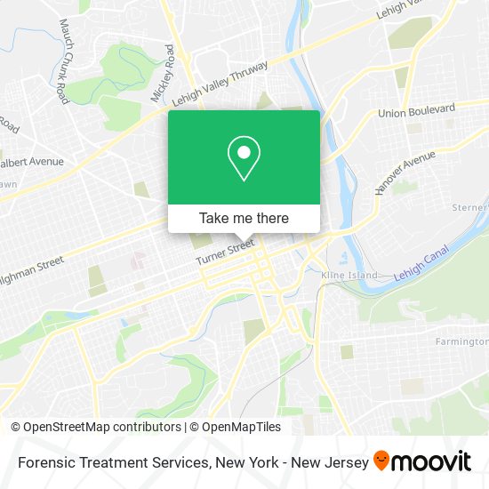 Forensic Treatment Services map