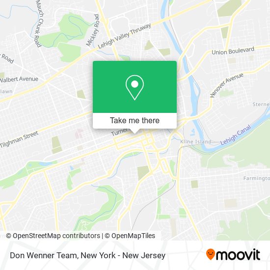 Don Wenner Team map