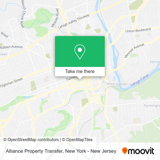 Alliance Property Transfer map