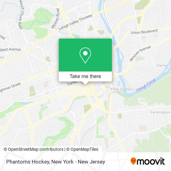 Mapa de Phantoms Hockey