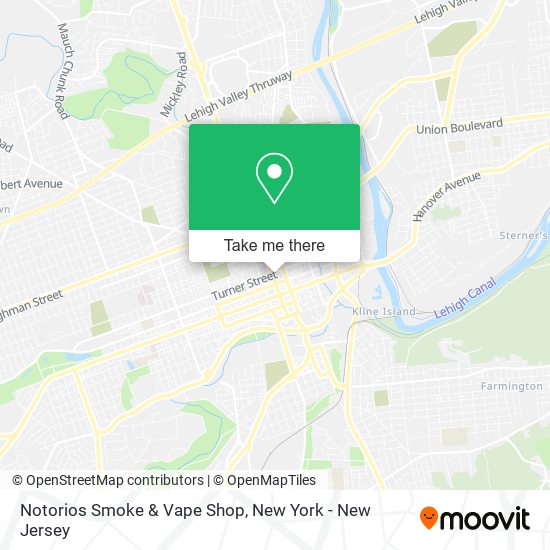 Notorios Smoke & Vape Shop map