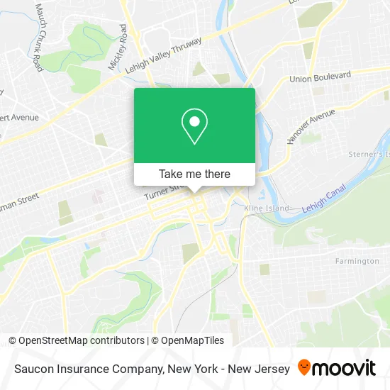 Saucon Insurance Company map