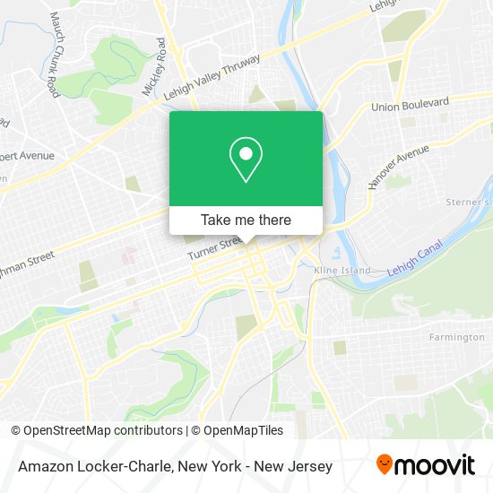 Mapa de Amazon Locker-Charle