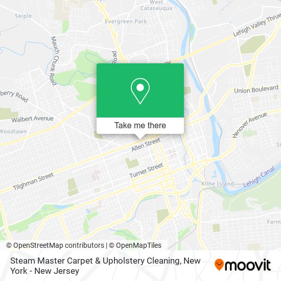 Steam Master Carpet & Upholstery Cleaning map