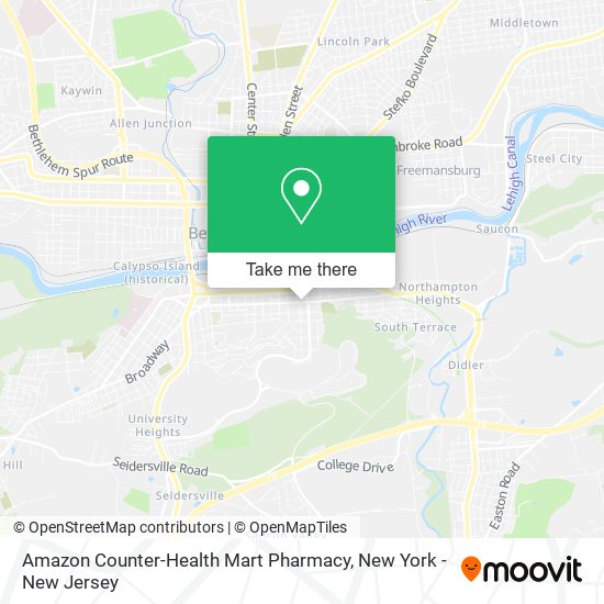 Amazon Counter-Health Mart Pharmacy map