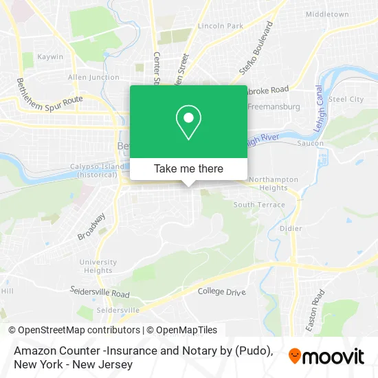 Amazon Counter -Insurance and Notary by (Pudo) map
