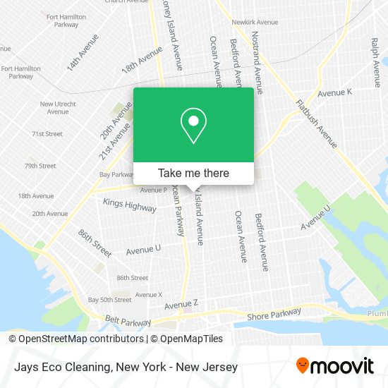 Jays Eco Cleaning map