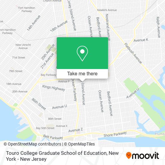 Mapa de Touro College Graduate School of Education