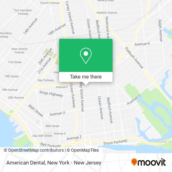 Mapa de American Dental