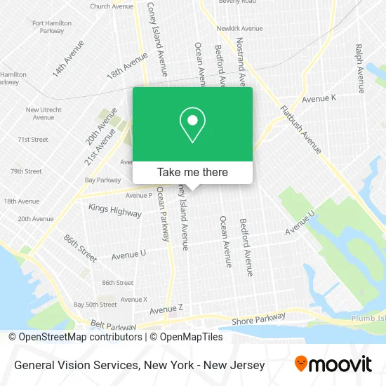 General Vision Services map