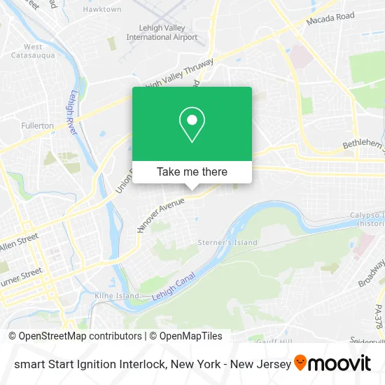 smart Start Ignition Interlock map