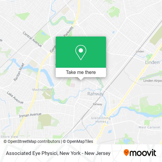 Mapa de Associated Eye Physici