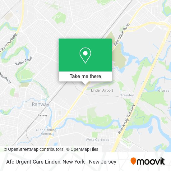 Afc Urgent Care Linden map