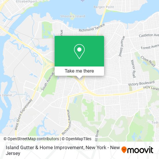 Mapa de Island Gutter & Home Improvement