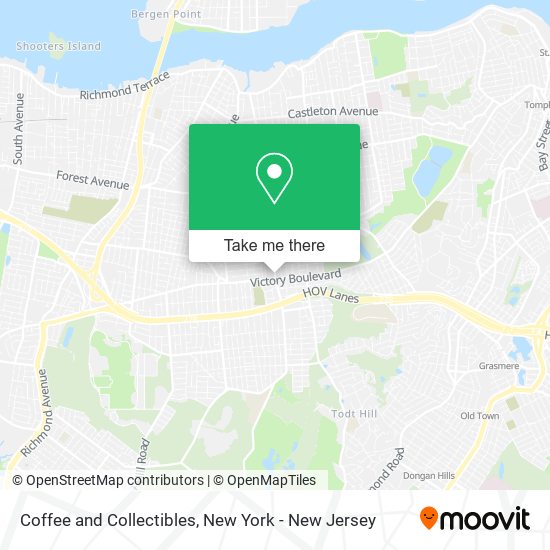 Mapa de Coffee and Collectibles