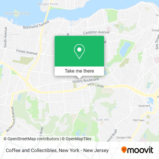 Coffee and Collectibles map