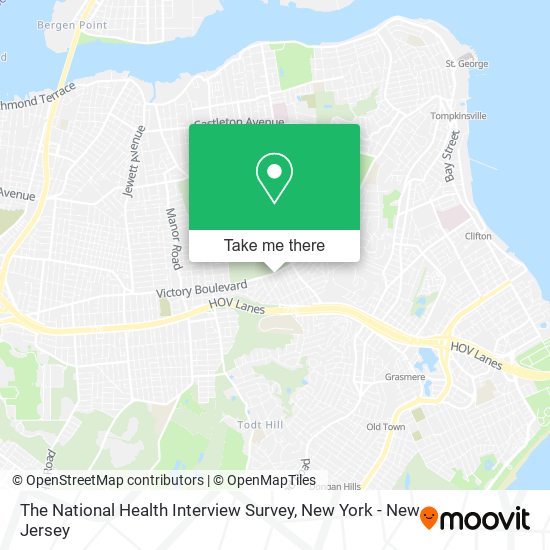 Mapa de The National Health Interview Survey