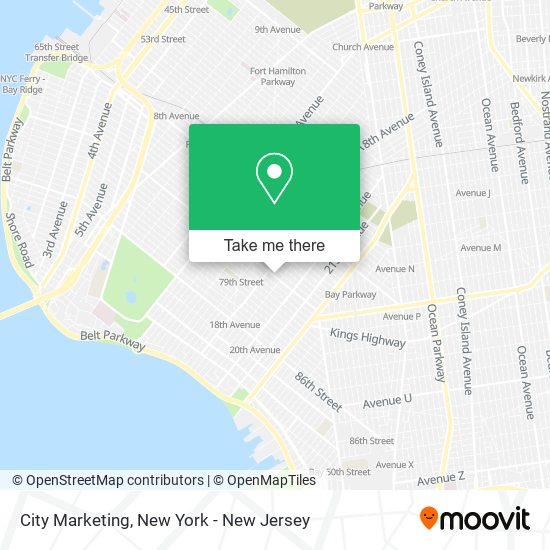 City Marketing map