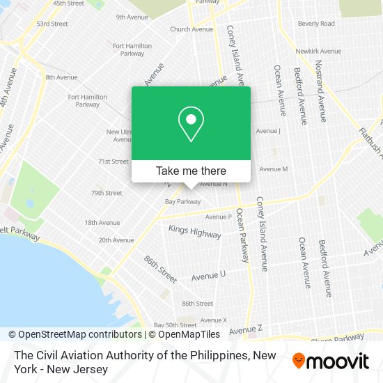 The Civil Aviation Authority of the Philippines map