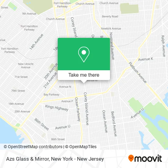Mapa de Azs Glass & Mirror
