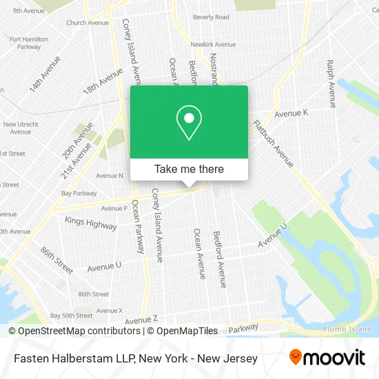 Fasten Halberstam LLP map