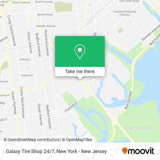 Galaxy Tire Shop 24/7 map