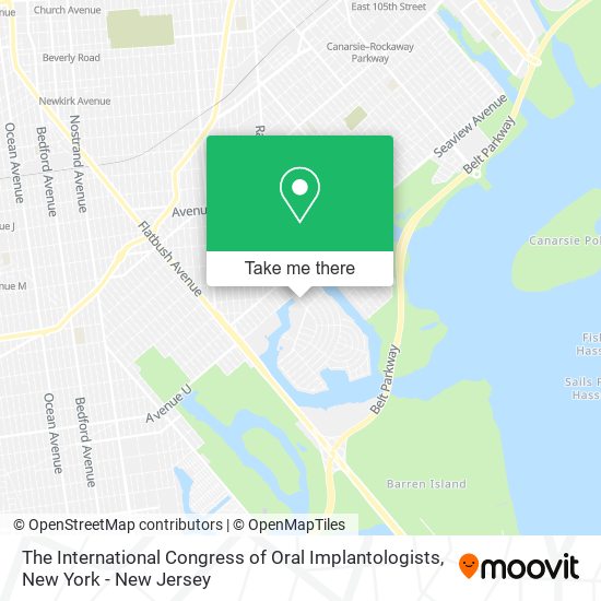 The International Congress of Oral Implantologists map