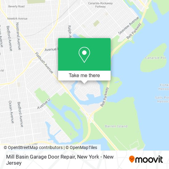 Mapa de Mill Basin Garage Door Repair