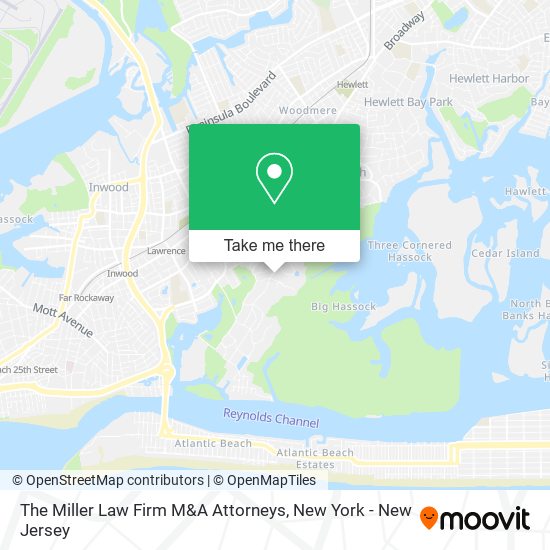 Mapa de The Miller Law Firm M&A Attorneys