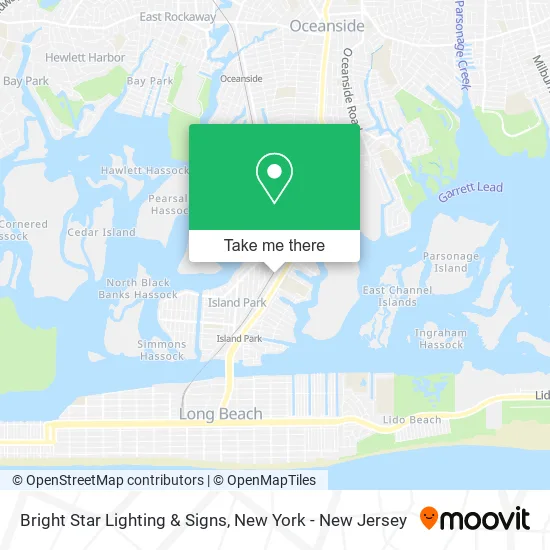 Bright Star Lighting & Signs map