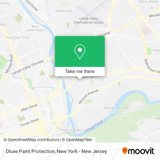 Dluxe Paint Protection map