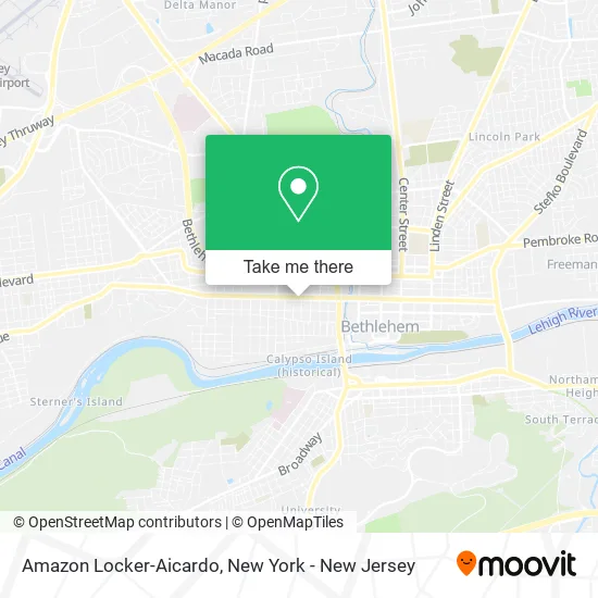 Amazon Locker-Aicardo map
