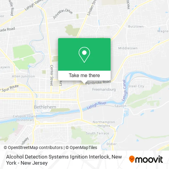 Alcohol Detection Systems Ignition Interlock map