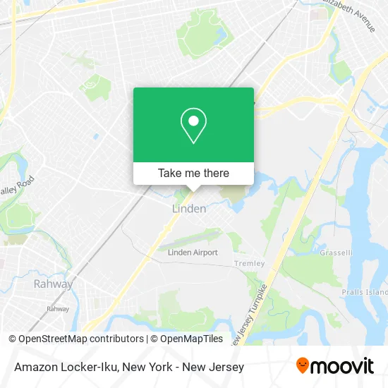 Amazon Locker-Iku map