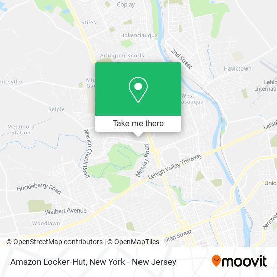 Mapa de Amazon Locker-Hut