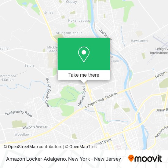 Amazon Locker-Adalgerio map