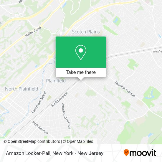 Amazon Locker-Pail map