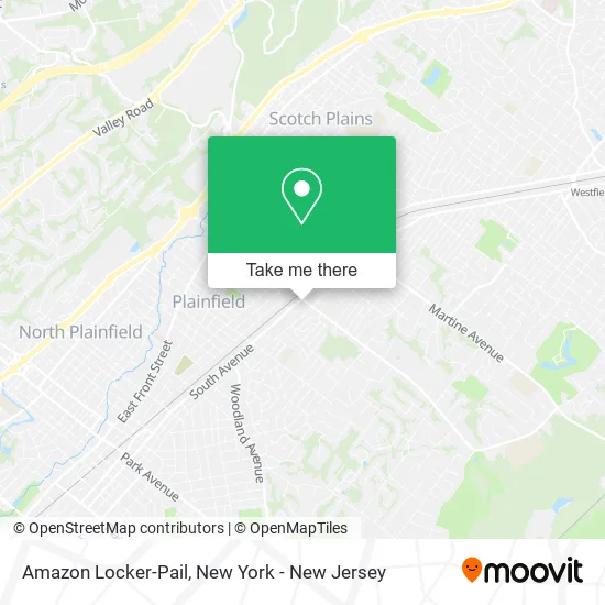 Mapa de Amazon Locker-Pail