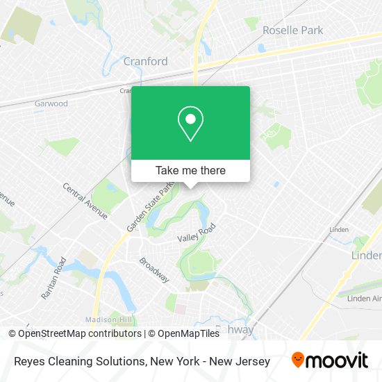 Reyes Cleaning Solutions map