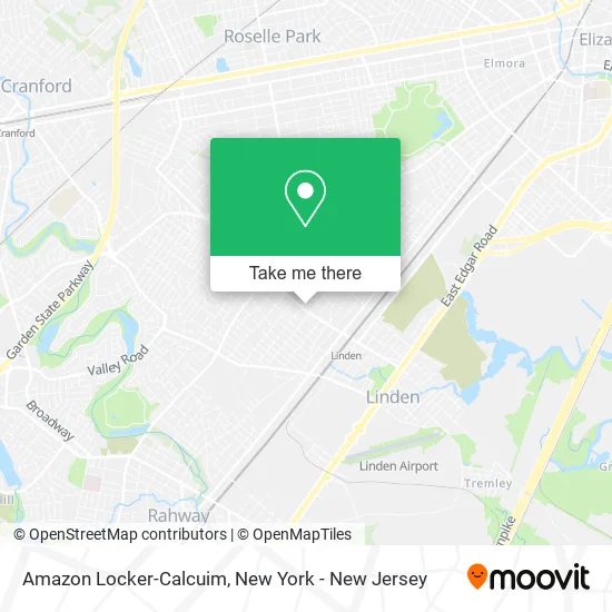 Amazon Locker-Calcuim map